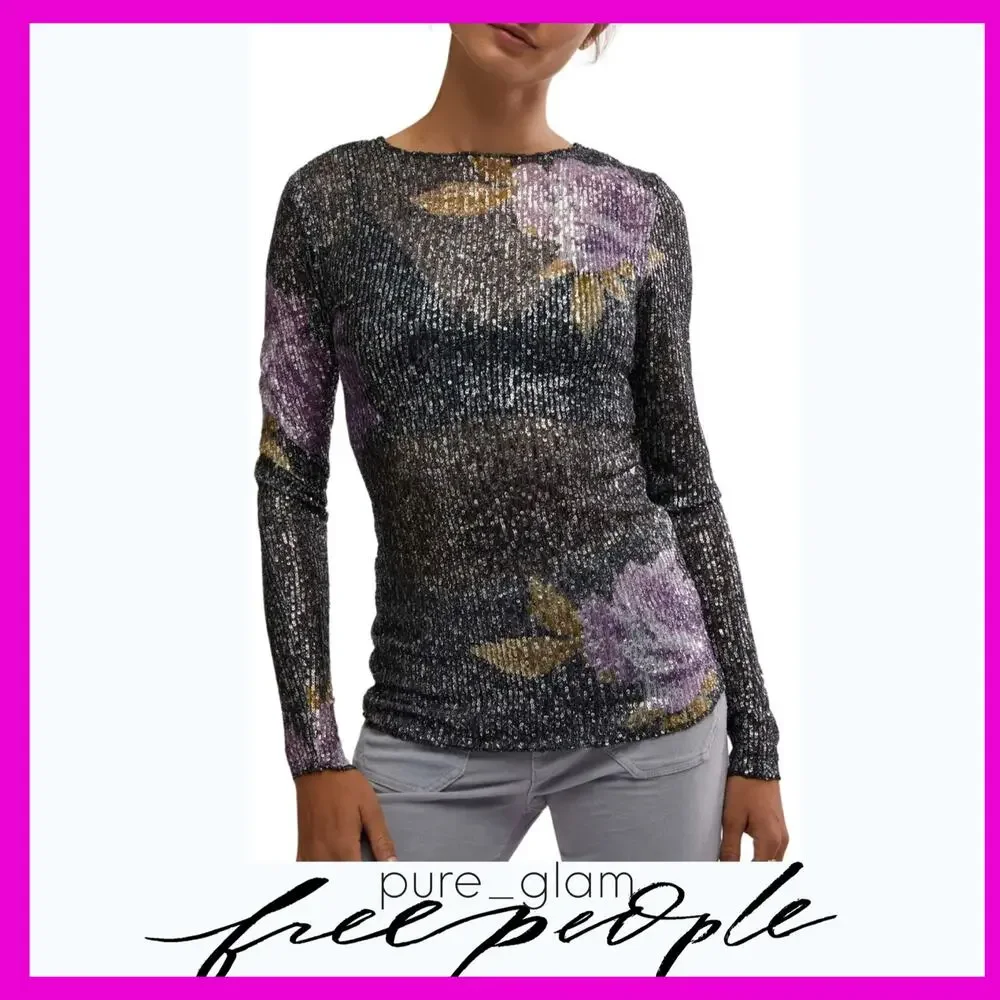 Free People sequin top